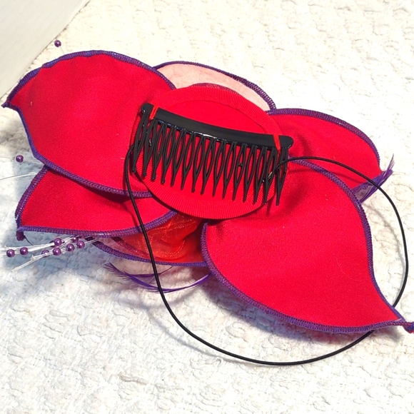 Red & Purple Pendant Hat - Picture 4 of 5